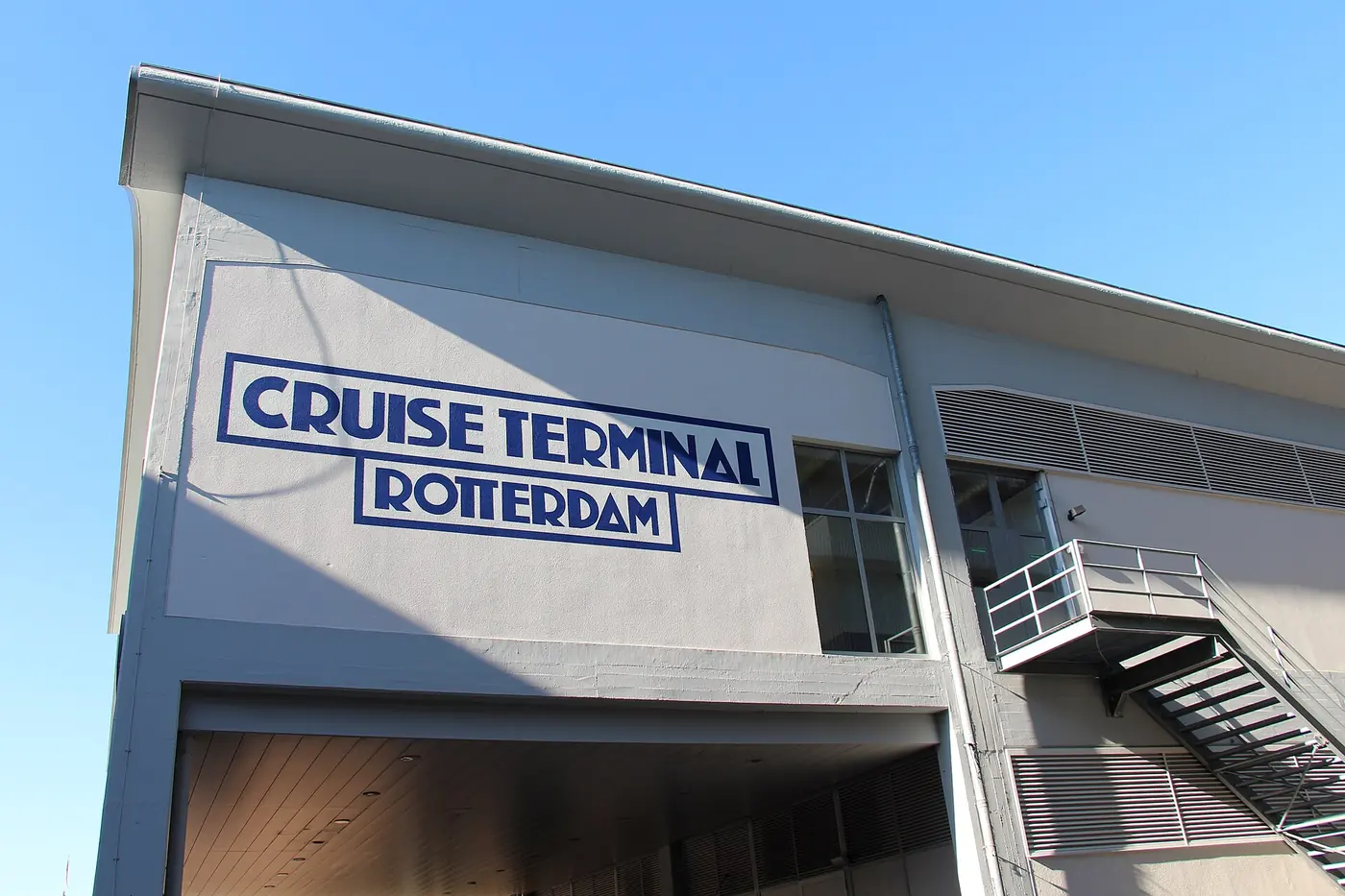 Gevel van de Cruise Terminal Rotterdam